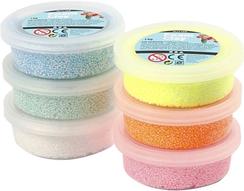 glitter foam klei