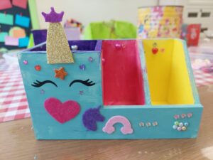 kinderfeestje vlaardingen pennenbak versieren