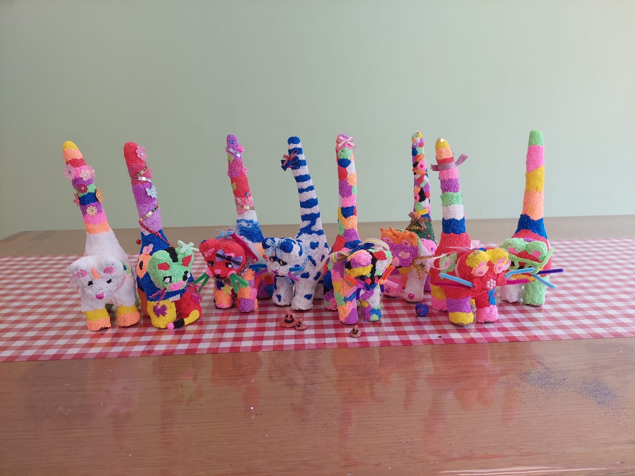 workshopfeestje grappige poes maken