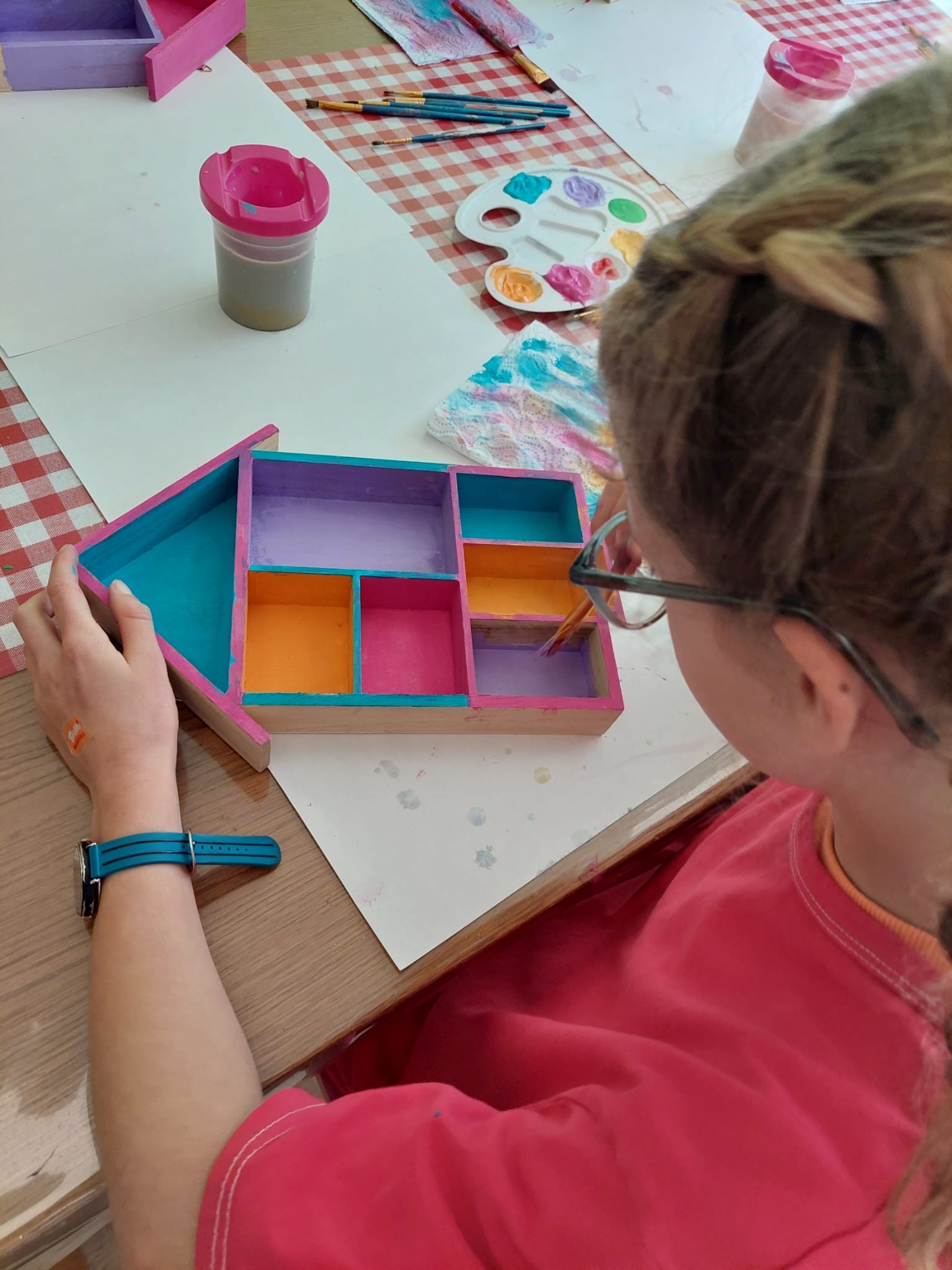 workshopfeestje letterhuisje maken